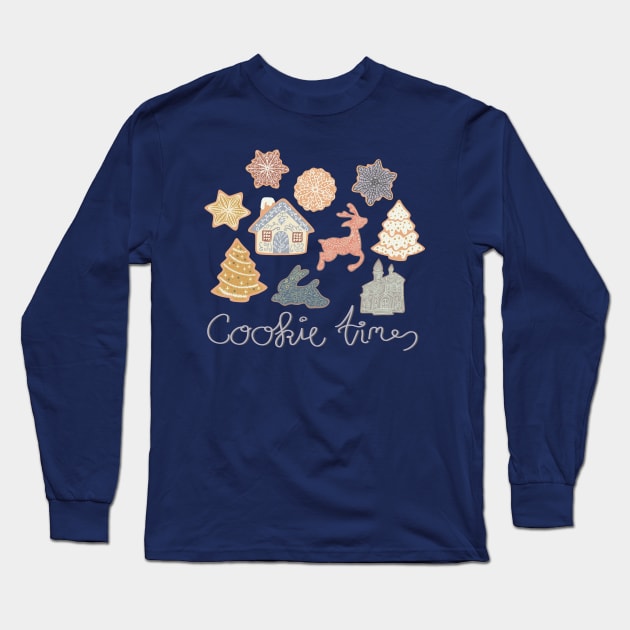 Gingerbread time Long Sleeve T-Shirt by Flyingrabbit